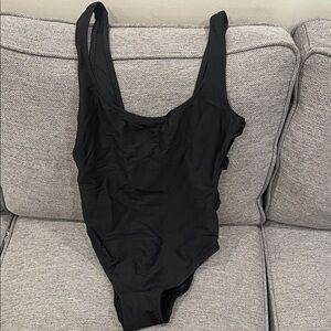 JCrew Classic Black One-Piece Swimsuit